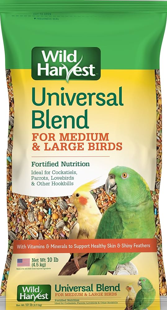 ¡Descubre la mezcla universal Wild Harvest para aves medianas y grandes!